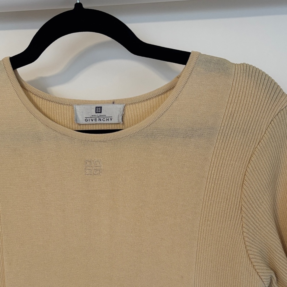 Givenchy Light Beige Knit Top